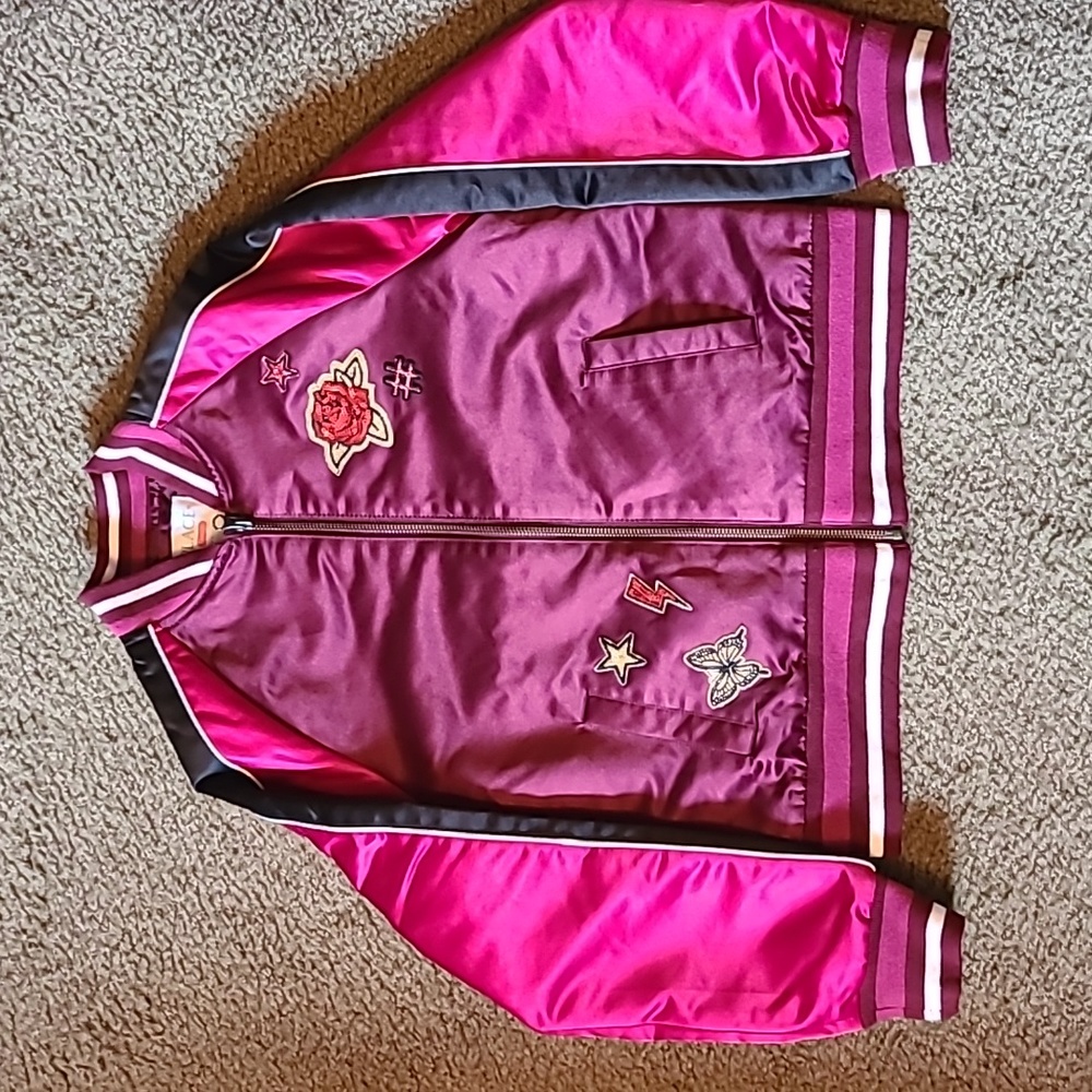 Varsity style bomber.